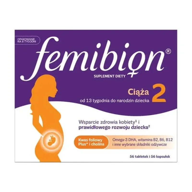 Femibion 2 Sarcinǎ, 56 comprimate + 56 capsule, Procter & Gamble — preț și oferte