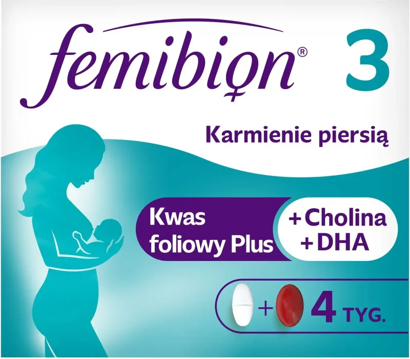 Femibion 3 Alăptare, 28 comprimate + 28 capsule — preț și oferte