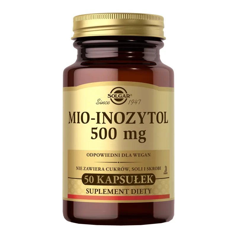 Solgar Myo-inositol 500 mg, 50 capsule — preț și oferte