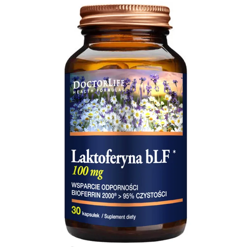 Doctor Life, Lactoferrin bLF, 100 mg, 30 capsule — preț și oferte