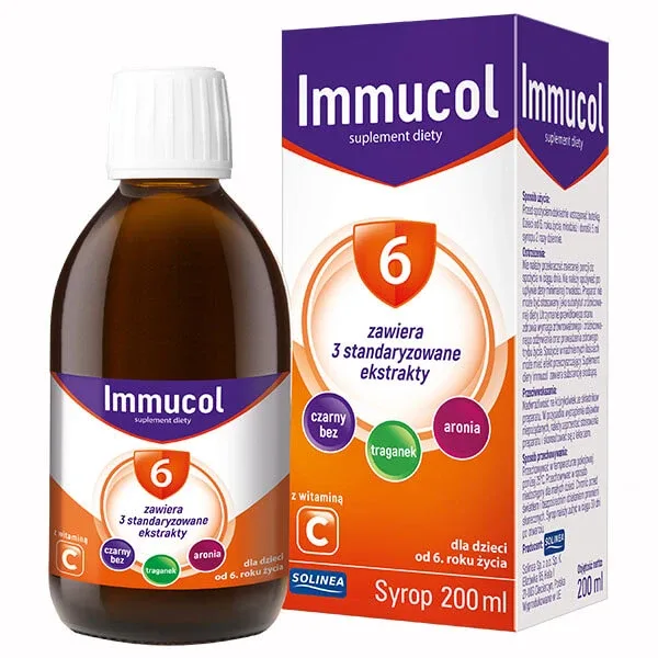 Immucol 6, sirop pentru copii de la 6 ani și adulți, 200 ml Solinea — preț și oferte