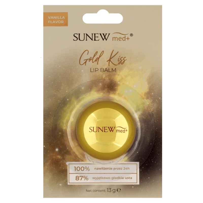 SunewMed+ Gold Kiss, balsam de buze, vanilie, 13 g — preț și oferte