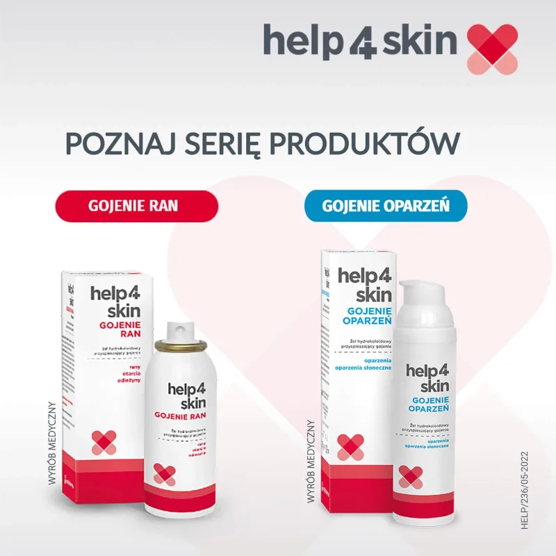 Help4Skin Healing Cracked Skin, plasture de gel pentru a promova vindecarea, 7 ml — preț și oferte