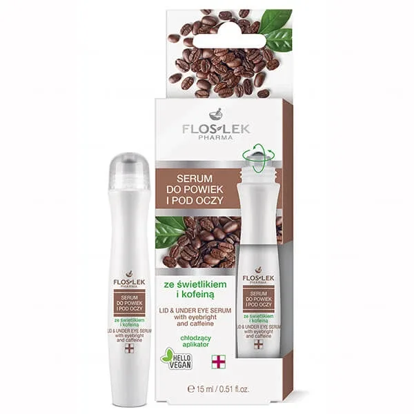 Flos-Lek Pharma, Serum pentru pleoape și sub ochi cu echinaceea și cofeină, 15 ml — preț și oferte