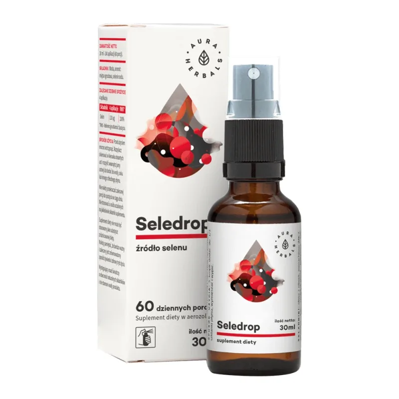 Aura Herbals Selendrop, seleniu 110 µg, spray oral, 30 ml — preț și oferte