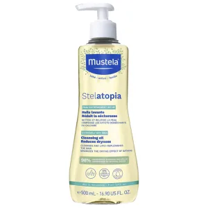 Mustela Stelatopia, ulei de curățare, de la naștere, 500 ml