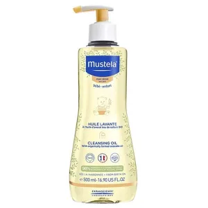 Mustela Bebe Enfant, ulei de curățare, de la naștere, piele uscată, 500 ml