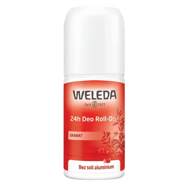 Weleda, Deo Roll-on, Deodorant roll-on de 24 de ore cu rodie, 50 ml — preț și oferte