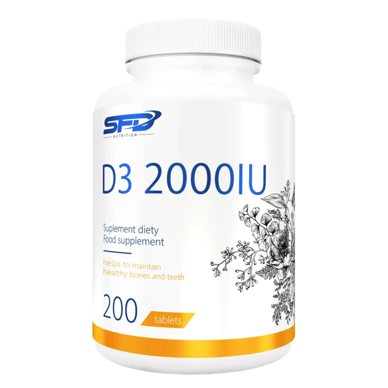 SFD D3 2000 UI, vitamina D 50 µg, 200 comprimate — preț și oferte