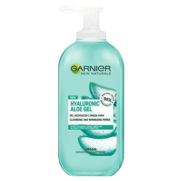 Garnier Skin Naturals, Hyaluronic Aloe, gel de curățare facială, 200 ml — preț și oferte