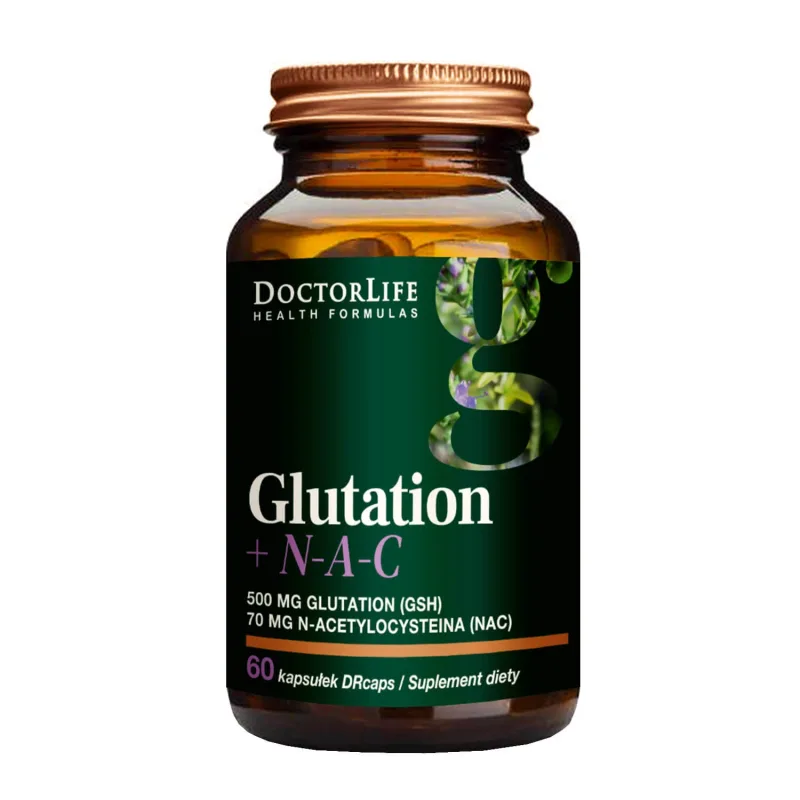Doctor Life Glutation + N-A-C, 60 capsule vegetariene — preț și oferte
