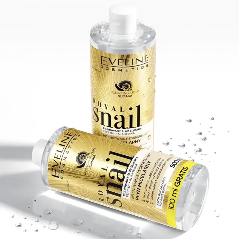 Eveline Cosmetics Royal Snail, Loțiune micelară regeneratoare intensivă, 500 ml — preț și oferte