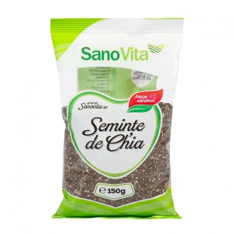 Seminte Chia 150g (SanoVita) — preț și oferte