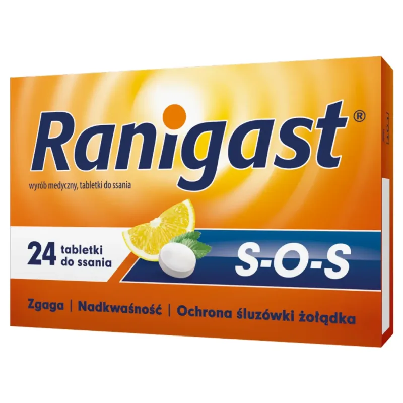 Ranigast SOS, 24 de pastiluțe Polpharma — preț și oferte