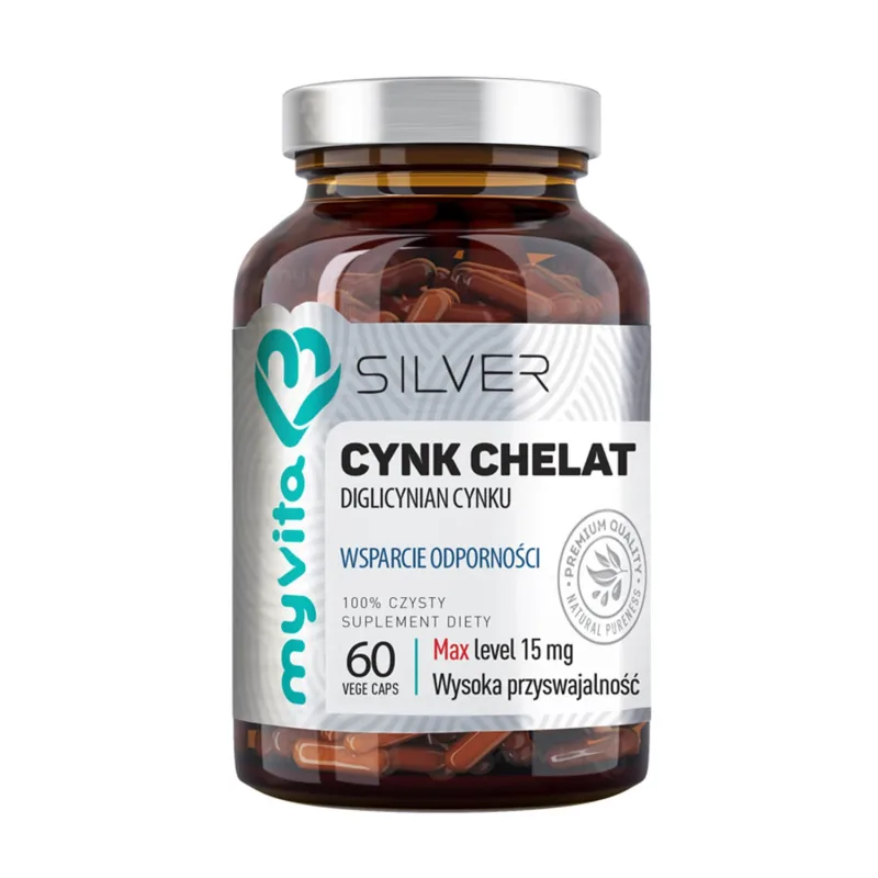 MyVita Silver, Chelat de zinc, 60 capsule — preț și oferte