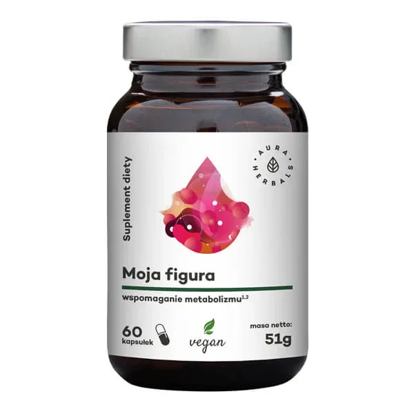 Aura Herbals, My Figure, suport pentru metabolism, 60 capsule vegane — preț și oferte