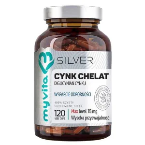 MyVita Silver, Chelat de zinc, 120 capsule