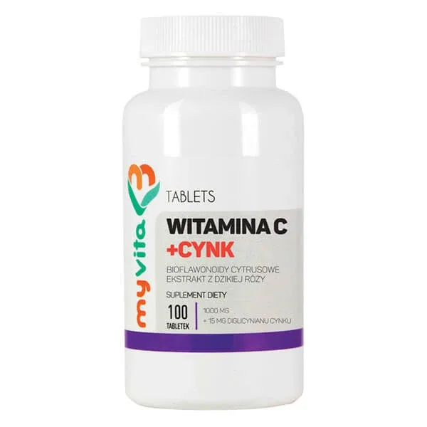 MyVita, Vitamina C + zinc, 100 comprimate — preț și oferte