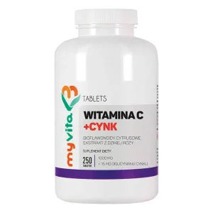 MyVita, Vitamina C + zinc, 250 comprimate