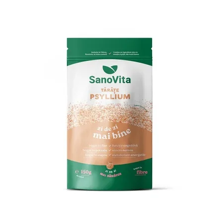 Tarate de Psyllium, 150 g – SanoVita — preț și oferte