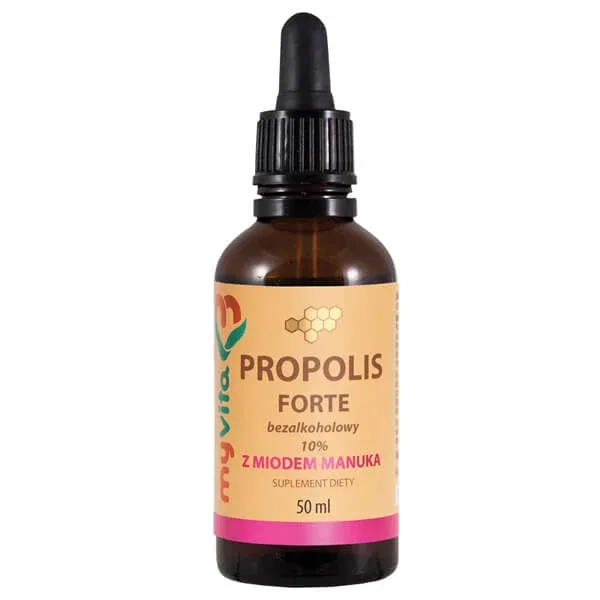 MyVita, Propolis cu miere de manuka, picături, 50 ml — preț și oferte