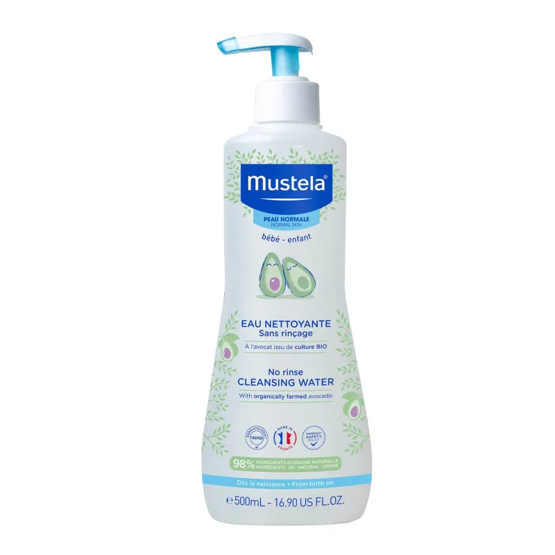 Mustela Bebe Enfant, Apă de curățare fără clătire, de la naștere, 500 ml — preț și oferte