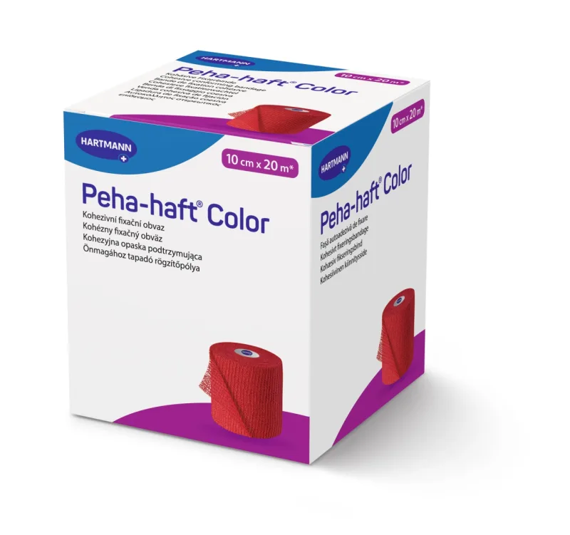 HARTMANN Peha-Haft Color Rosu 10 cm x 20 m – Fasa elastica autoadeziva — preț și oferte