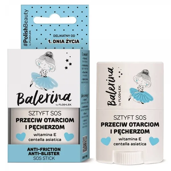 Flos-Lek Balerina, SOS stick împotriva abraziunilor și bășicilor, 20 g — preț și oferte