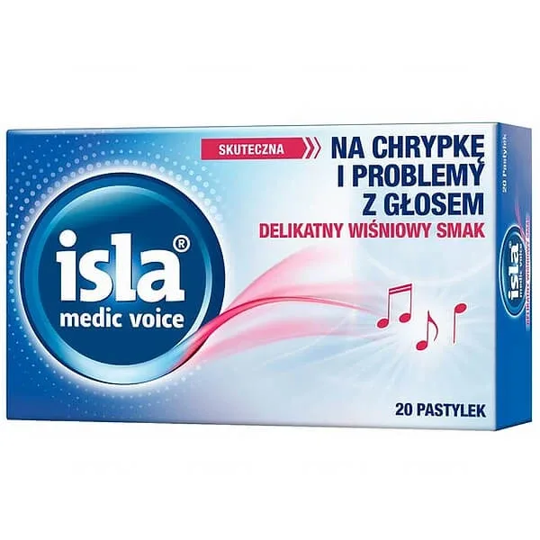 Isla Medic Voice, cu aromă de cireșe, 20 de pastiluțe Engelhard Arzneimittel — preț și oferte