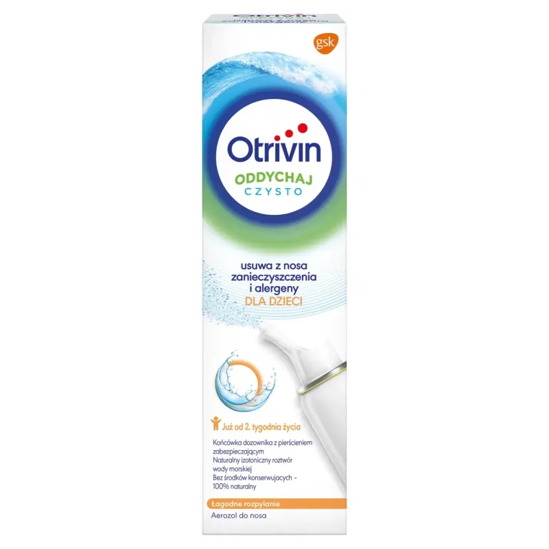 Otrivin Breathe Clean, spray nazal pentru copii de la 2 săptămâni, 100 ml HALEON — preț și oferte