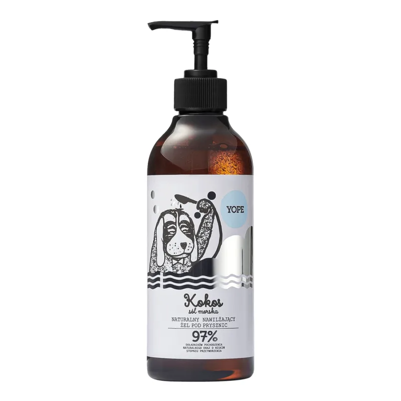 Yope Cocos și sare de mare, gel de duș natural, 400 ml — preț și oferte