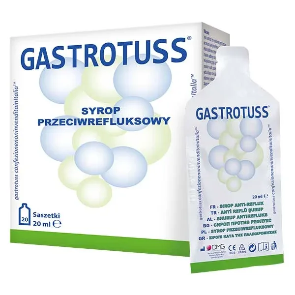 Gastrotuss, sirop anti-reflux, 20 ml x 20 pliculețe VitaMed — preț și oferte