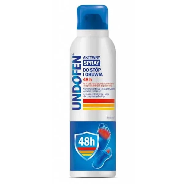 Undofen Active spray, pentru picioare și încălțăminte, 48 h, 150 ml — preț și oferte