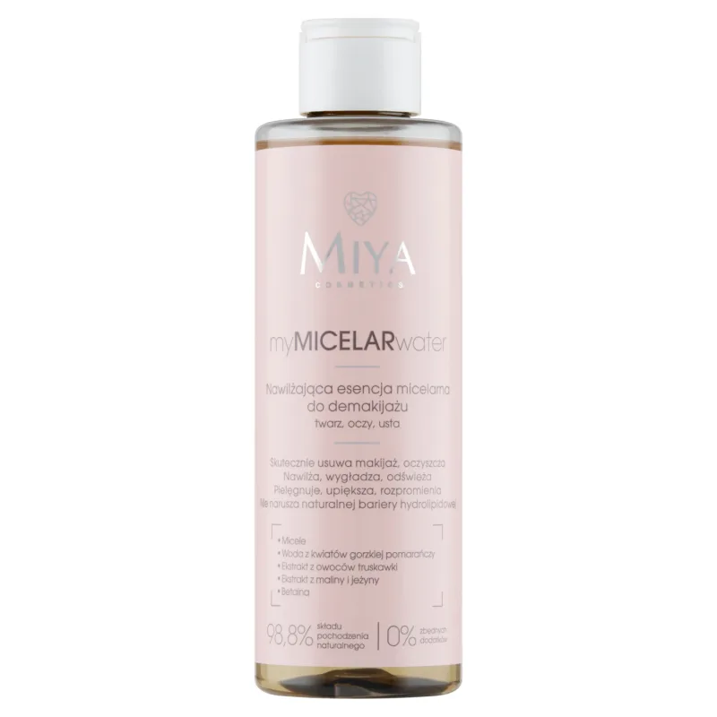Miya myMICELARwater, Esență micelară hidratantă pentru demachiere, față, ochi, buze, 200 ml — preț și oferte