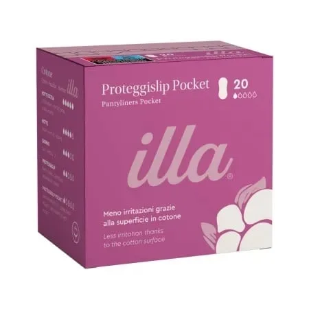 Absorbante bumbac zilnice, 1 picatura, Illa, 20 bucati Origomedical — preț și oferte