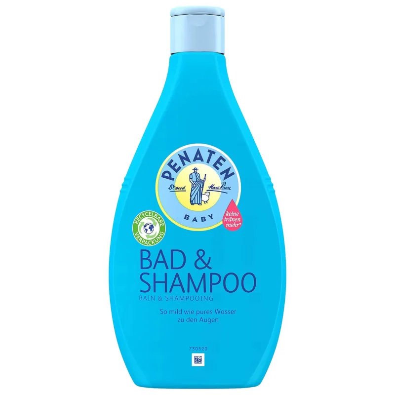 Penaten Baby Bad & Shampoo, spălare pentru corp și păr de la 1 lună cu formula No More Tears, 400 ml — preț și oferte