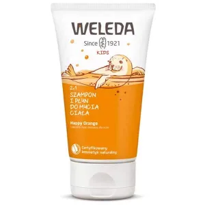 Weleda Kids, șampon și produs de curățare pentru copii, Happy Orange, 150 ml