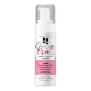 AA Girls, spumă de igienă intimă, căpșuni, 150 ml