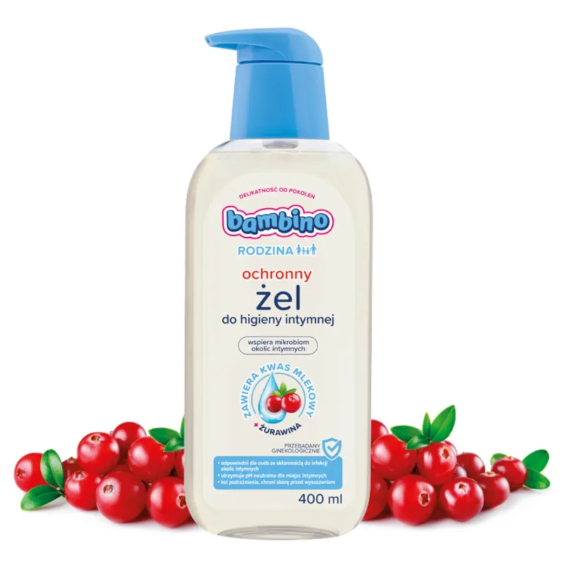 Bambino Family, gel protector pentru igiena intimă, de la 3 ani, 400 ml — preț și oferte