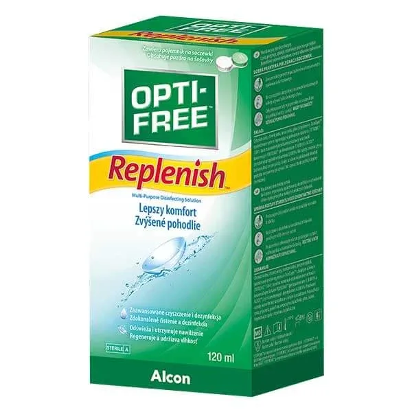 Opti-Free Replenish, soluție pentru lentile, 120 ml — preț și oferte