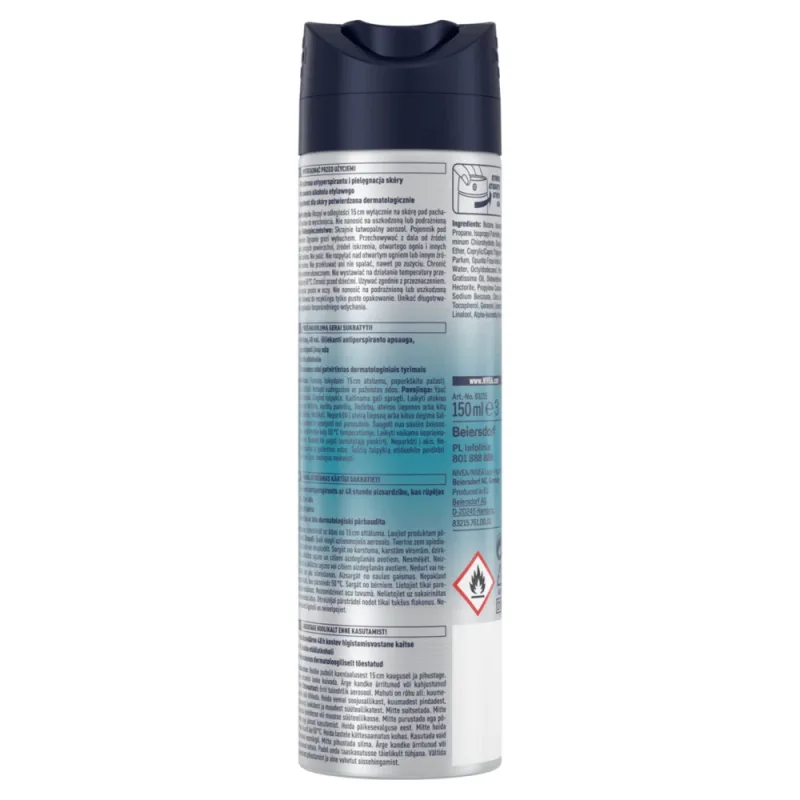 Nivea Men Fresh Kick, spray antiperspirant pentru bărbați, 150 ml — preț și oferte