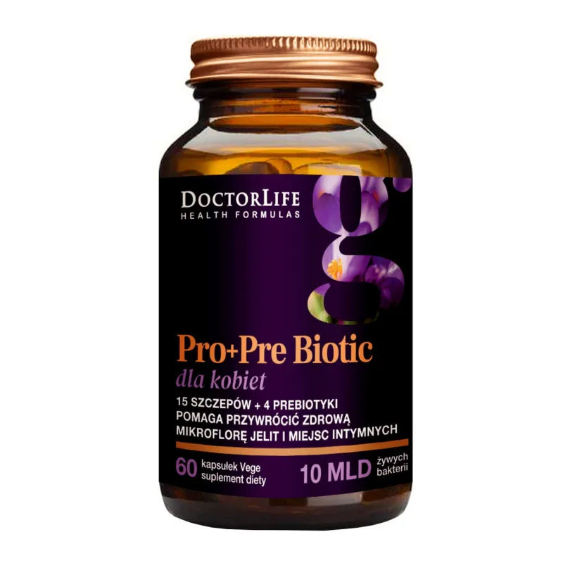 Doctor Life Pro+Pre Biotic pentru femei, 60 capsule vegetale — preț și oferte