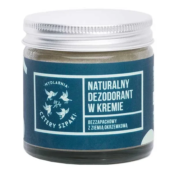 Cztery Szpaki, Deodorant natural în cremă cu pământ de diatomee, 60 ml — preț și oferte