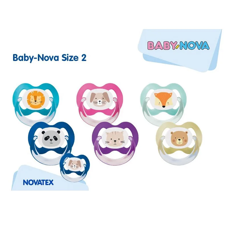BABY NOVA Suzete Multicolore 2L+ x2 buc 20005 — preț și oferte