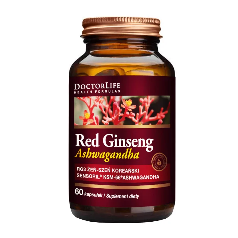 Doctor Life Red Ginseng Ashwagandha, 60 capsule — preț și oferte