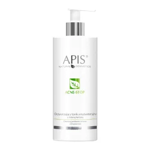 Apis Professional Acne-Stop, tonic de curățare antibacteriană cu ceai verde, 500 ml