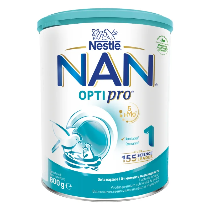 NAN OPTIPRO 1 HMO 800g – Lapte de Inceput de la Nastere, Nestle — preț și oferte