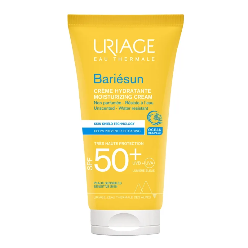 Uriage Bariesun, Cremă hidratantă pentru piele sensibilă, SPF 50+, 50 ml — preț și oferte