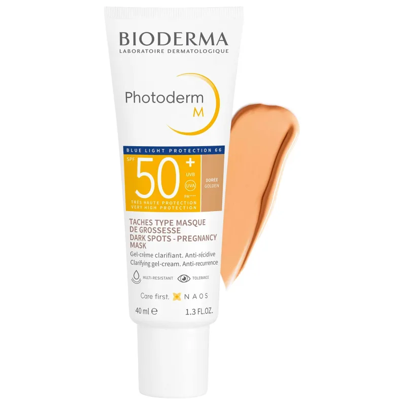 Cremă de față colorantă Bioderma Photoderm M SPF 50+, nuanțǎ închisǎ, 40 ml, Naos — preț și oferte