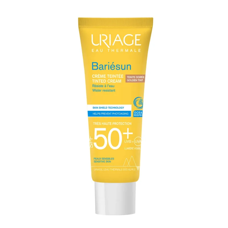Uriage Bariesun, Cremă tonică cu protecție solară, bej bronzat, SPF 50+, 50 ml — preț și oferte